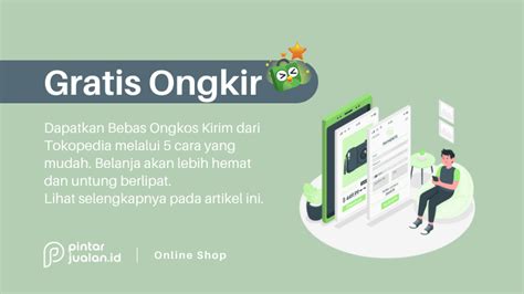 Cara Mudah Mendapatkan Gratis Ongkir Di Tokopedia Terbaru