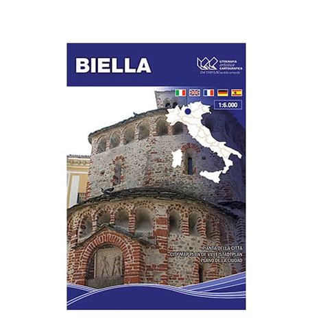 Biella Carta tematica di città scala 1 6 000 LACasadellacartografia