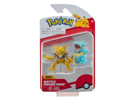 Jazwares Pok Mon Battle Figura Pack Totodile Abra Cm Jazwares