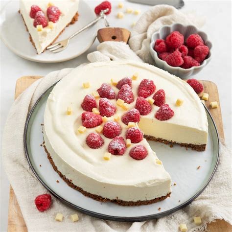 No Bake Cheesecake Met Frambozen LeukeRecepten