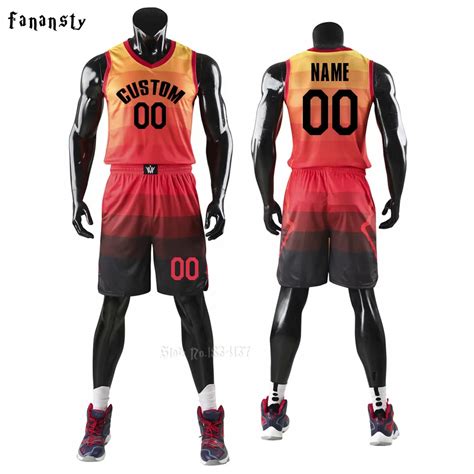 Men Basketball jerseys Team Sports Suits Breathable Quick dry ...