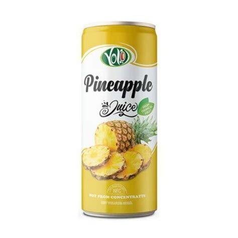 Bulk Fresh Pineapple Fruit Juice Private Label Aloefield Beverages Co