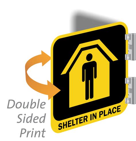 Shelter In Place Sign, SKU: K2-4392