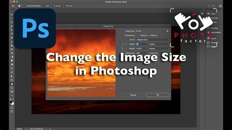 How To Resize An Image In Photoshop Youtube