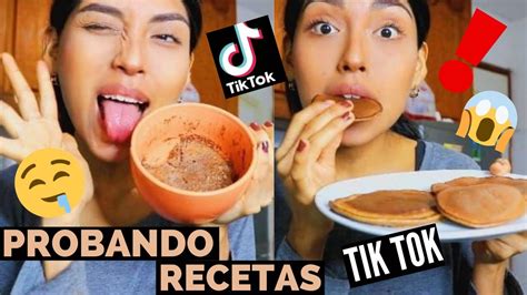 PROBANDO RECETAS DE TIK TOK Comiendoconale YouTube