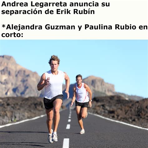 Memes de Andrea Legarreta y Erik Rubín tras su separación Telediario