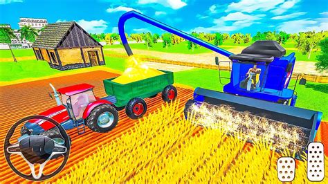 Us Tractor Farming Simulator Real Tractor Driving Android Gameplay