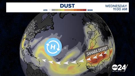 Saharan Dust Is Causing Hazy Skies In The Southeast