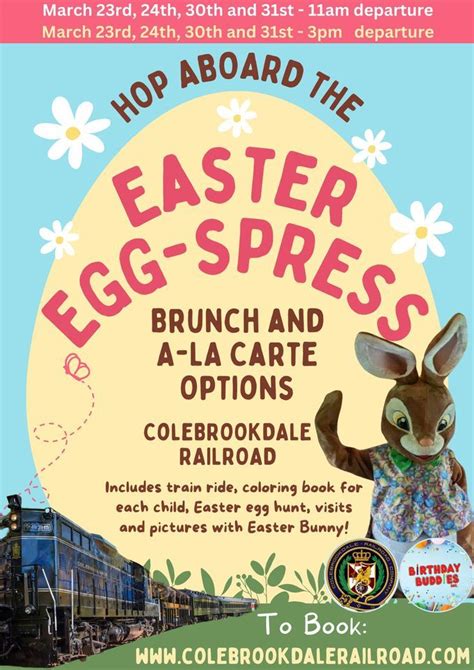 Easter Egg-Spress with Colebrookdale Railroad - Boyertown ...