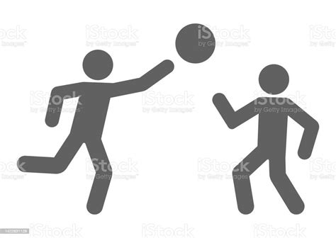 Person Play Ball Icon Stock Illustration Download Image Now Active