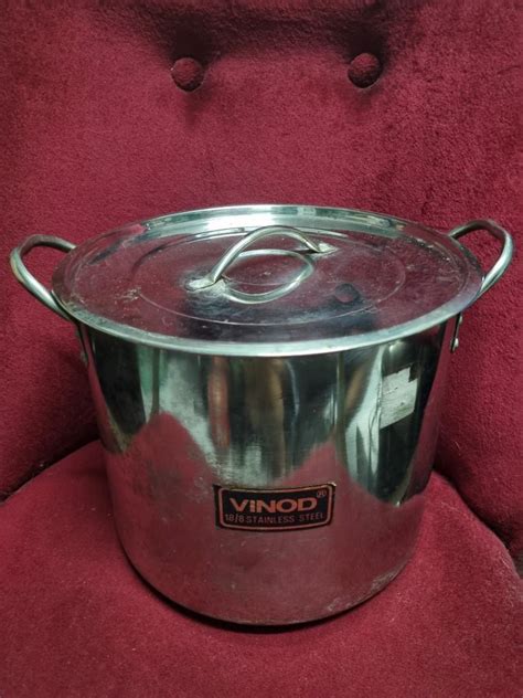 Vinod Stainless Steel Stock Pot Furniture Home Living Kitchenware