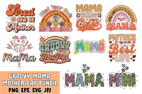 Mom Mama Mother Day Sublimation Bundle Graphic By Md Shamim Talukder