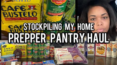 WALMART PREPPER PANTRY HAUL DOLLAR TREE PREPPER PANTRY HAUL YouTube