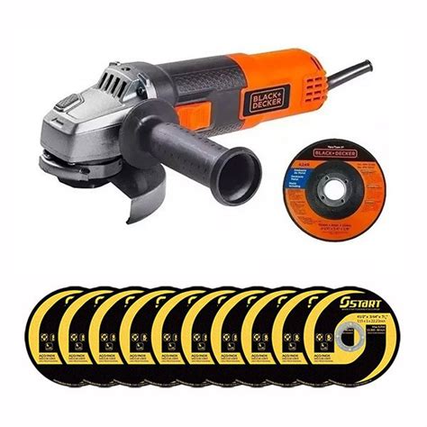 Esmerilhadeira Angular Black Decker G De Hz Laranja W V