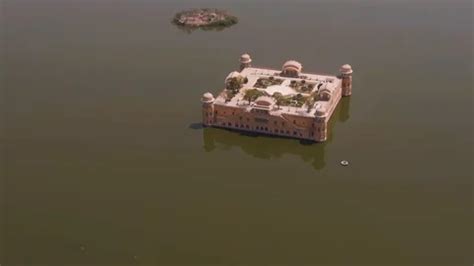 Jal Mahal Water Palace In Jaipur India Stock Video Pond