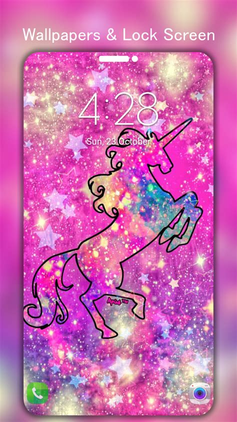 Android I In Glitter Unicorn Wallpaper K Ndir