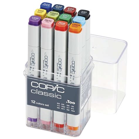 Copic® Classic Marker — 12 Set Basic