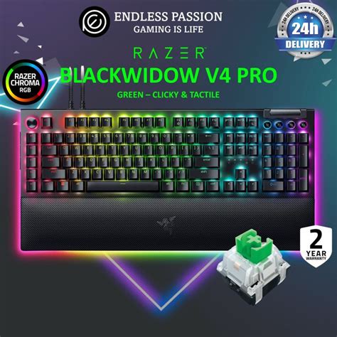 Razer Blackwidow V Pro Wired Mechanical Gaming Keyboard Lazada Singapore