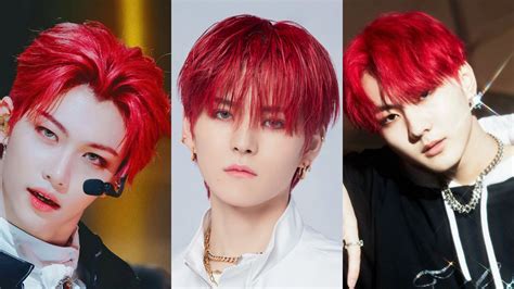 Flame Haired Phenoms Fourth Generation Male Idols Who Rocked Red Hair