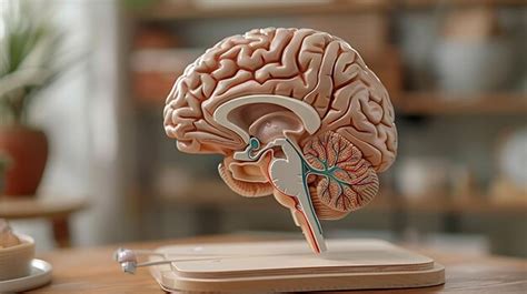 Human Brain Anatomical Model Medical Concept Image Premium Ai