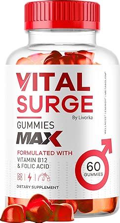 Amazon Vital Surge Male Gummies Men S Performance Gummies MAX