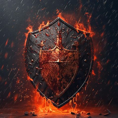 Premium Ai Image Graphic Of Shield