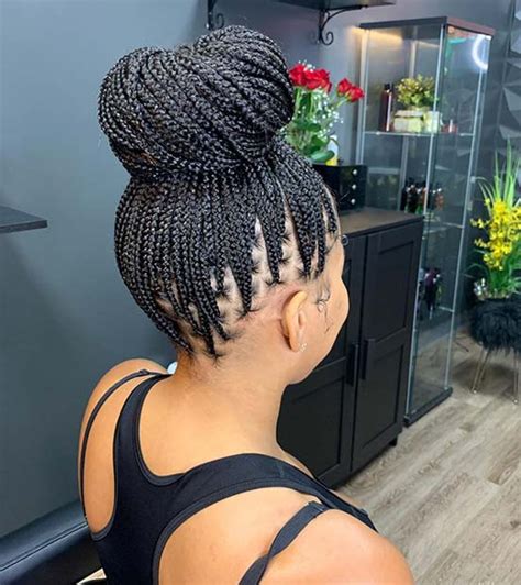 80 Elegant Small Box Braids Hairstyles Tiny Box Braids Girl Beauty