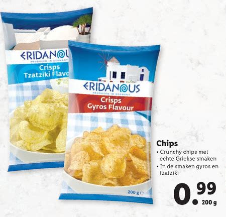 Eridanous Chips Folder Aanbieding Bij Lidl Details