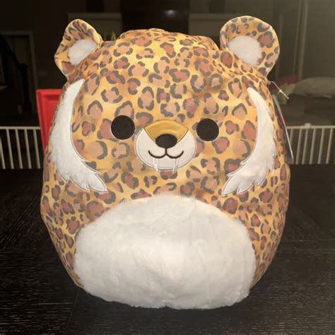 Original Squishmallows Cherie The Saber Tooth Tiger In Giant Plush