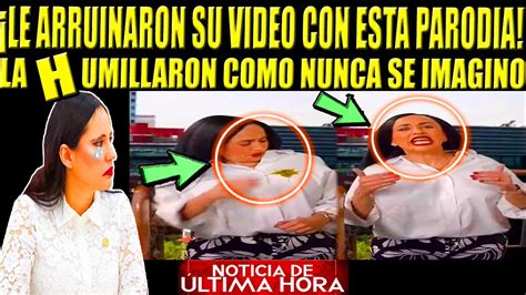 Le Arruinan Su Video A Sandra Cuevas Con Esta Parodia Youtube