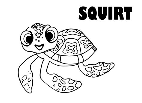 Finding Nemo Crush Coloring Pages At Getcolorings Free Printable