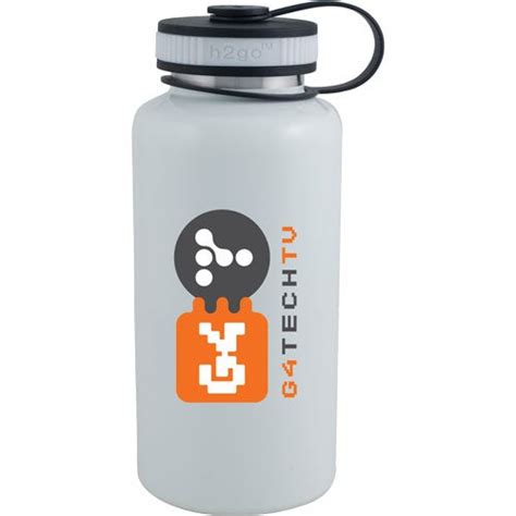 Stainless Steel H2GO Wide Water Bottle (40 Oz.) | Personalized Water ...