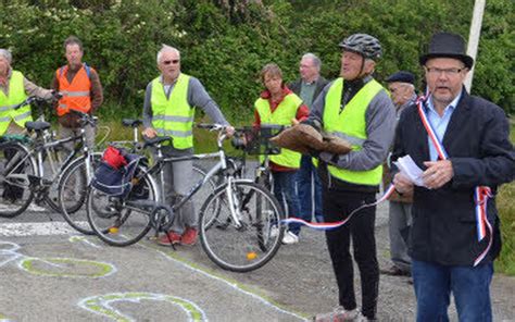 Vélo utile Inauguration fictive en signe de protestation Le Télégramme