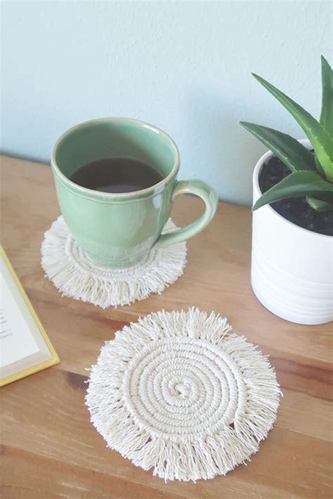 Macrame Coaster Pattern Diy Diy Cares