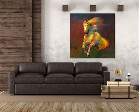 Abstract Horse Painting, Abstract Art, Horse Wall Art, Large Abstract Giclee Print, Home Decor ...