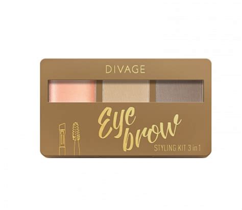 Набор для бровей DIVAGE С ВОСКОМ EYEBROW STYLING KIT 3 IN 1 | отзывы