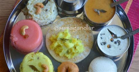 Veggie Platter: A South Indian Breakfast Platter