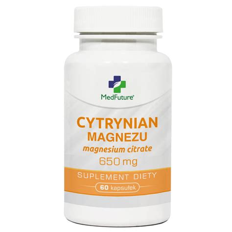 Cytrynian magnezu 650 mg 60 kapsułek MEDFUTURE Herbario