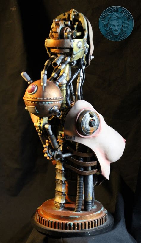 Female Steampunk Robot