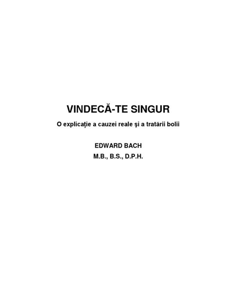 Pdf Edward Bach Vindeca Te Singur Dokumen Tips