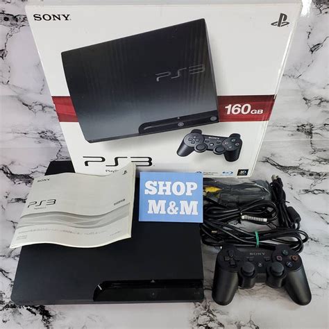 Ps Charcoal Black Cech A Gb Console Box Sony Playstation Slim