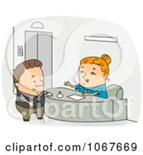 Royalty-Free (RF) Receptionist Clipart, Illustrations, Vector Graphics #3