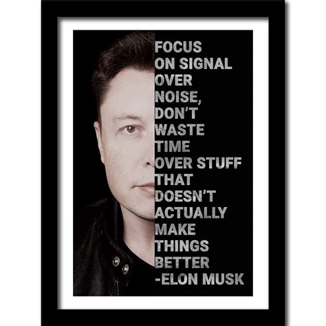 Rainbow Arts Elon Musk Poster With Frame Elon Musk Motivational