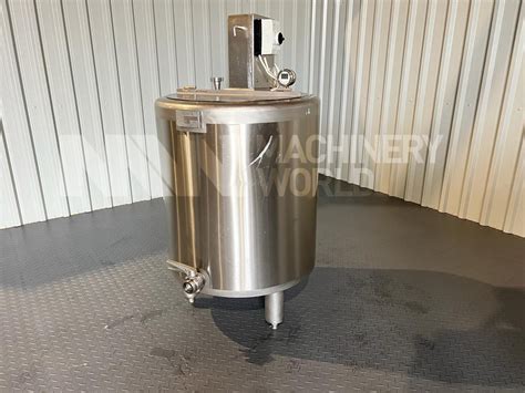 Ltr Steeltec Stainless Steel Jacketed Mix Tank Machinery World