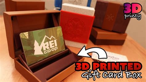 3d Printed Pop Up T Card Box Youtube