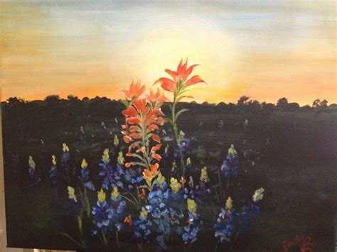 Texas wildflowers | Flower painting, Painting, Decorative painting