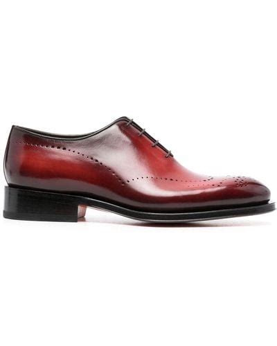 Cherry Red Brogues For Men Lyst