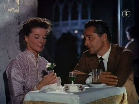 Summertime 1955 Katherine Hepburn And Rossano Brazzi Katharine