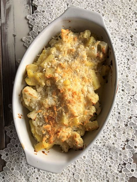 Blumenkohl Kartoffel Gratin Sparflämmchen