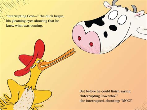 Interrupting Cow Meets the Wise Quacker Book by Jane Yolen Joëlle